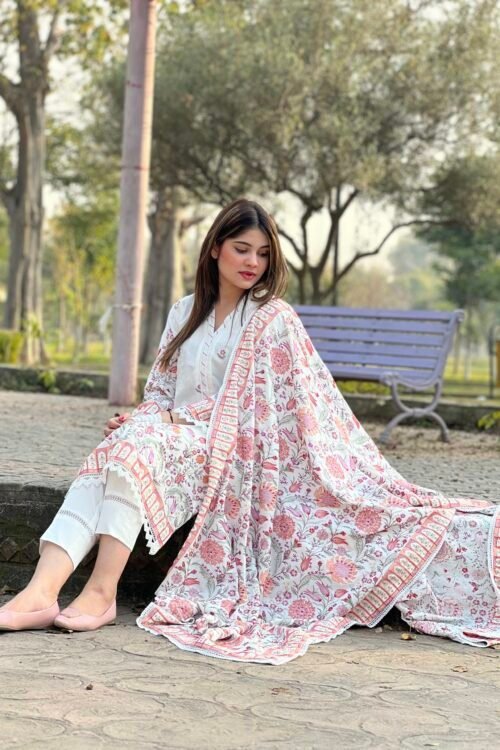 Karandi shawl suits