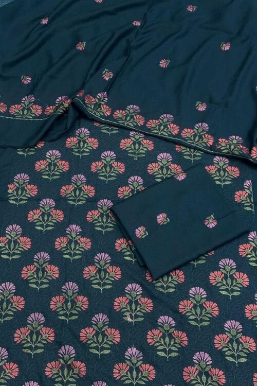 Karandi 3 Piece Suit with Karandi Dupatta