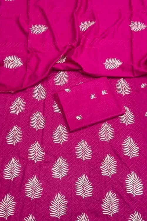 Karandi 3 Piece Suit with Karandi Dupatta