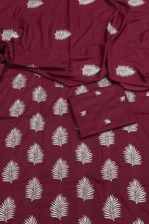 Karandi 3 Piece Suit with Karandi Dupatta