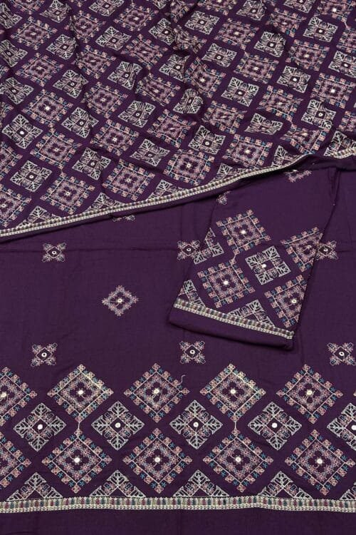 Karandi shawl suits