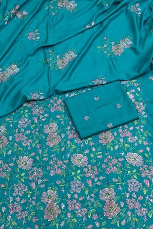 Karandi 3 Piece Suit with Karandi Dupatta