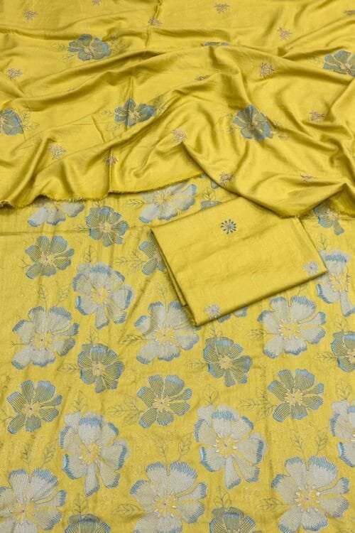 Karandi 3 Piece Suit with Karandi Dupatta